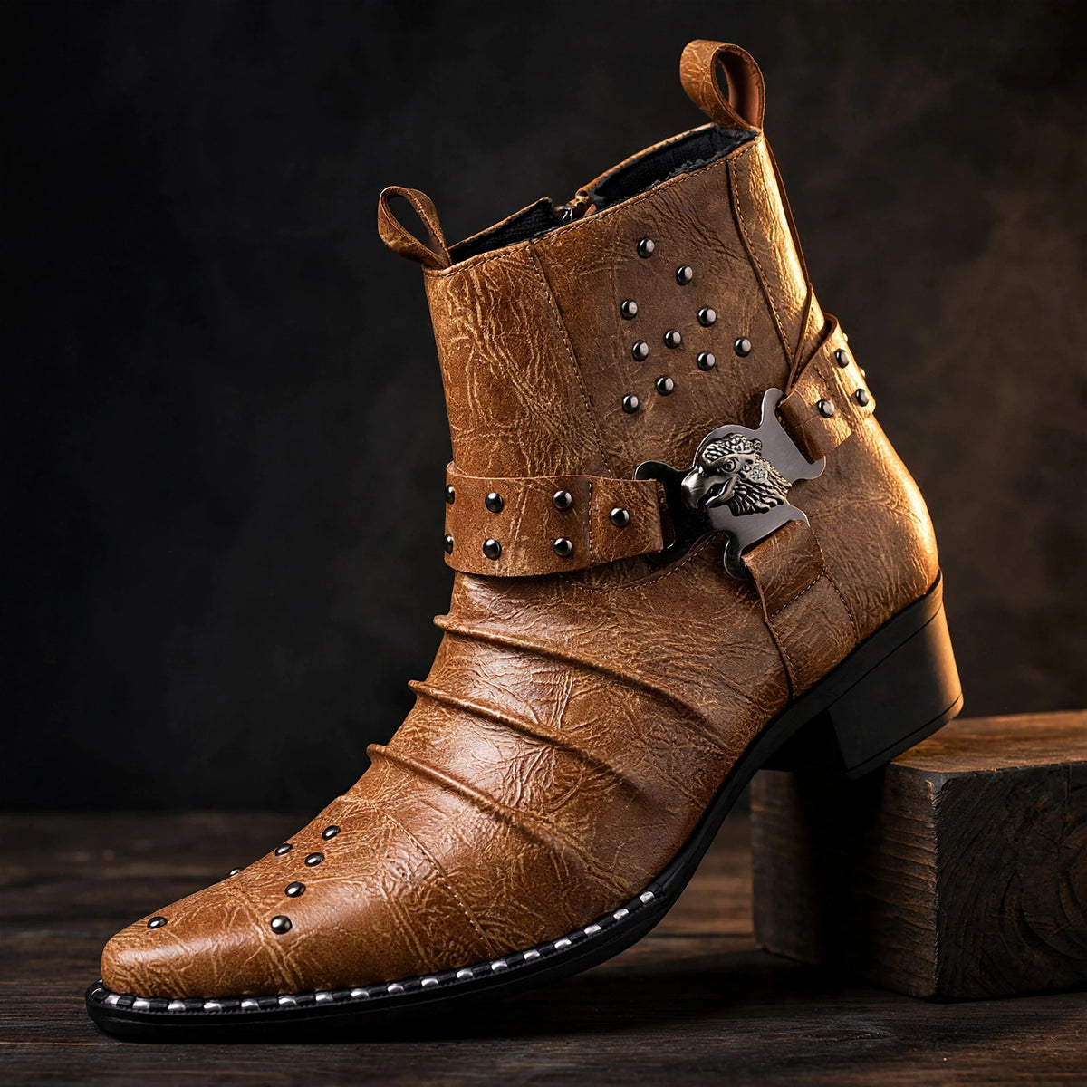 Boone Leather Boots