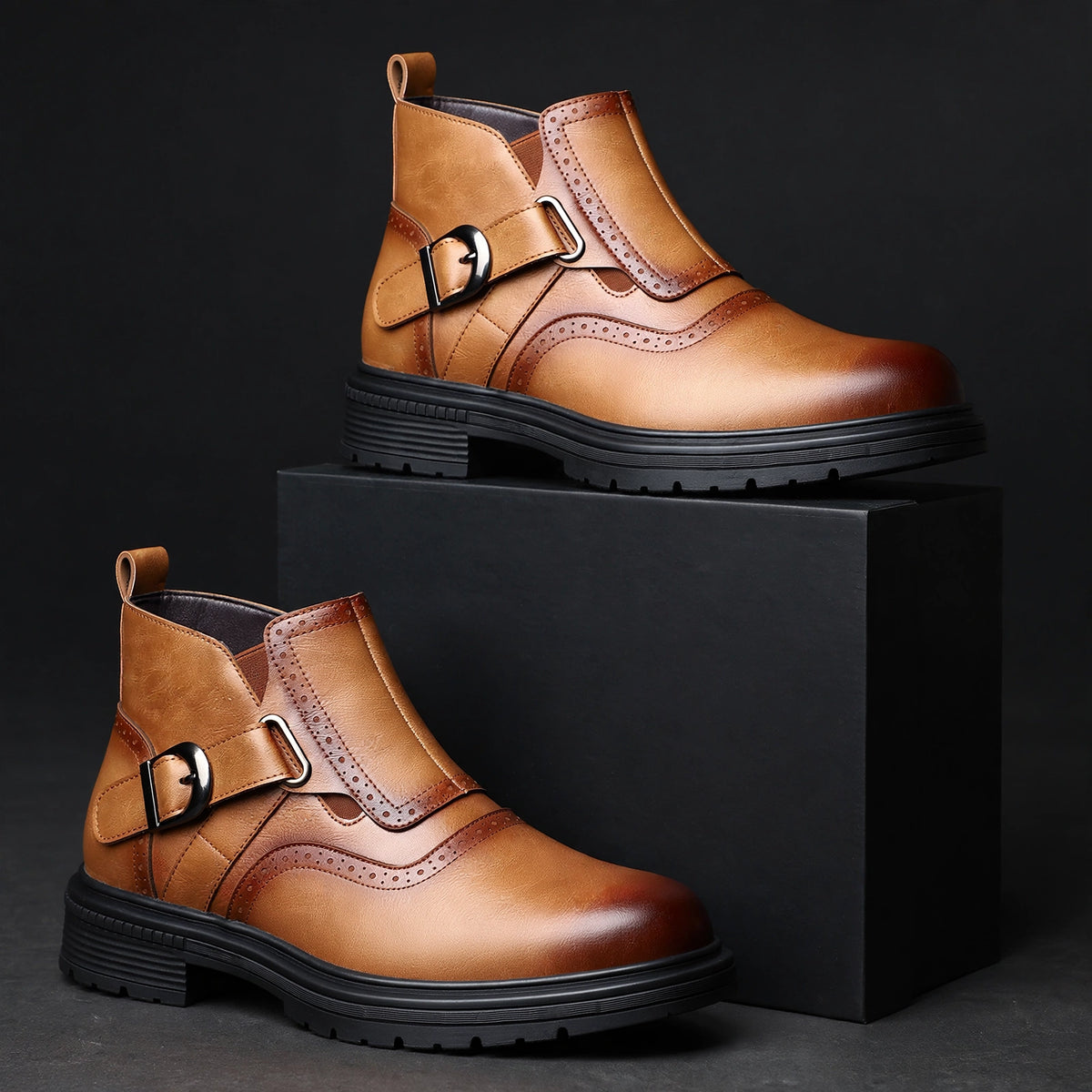 Garrison Leather Boots