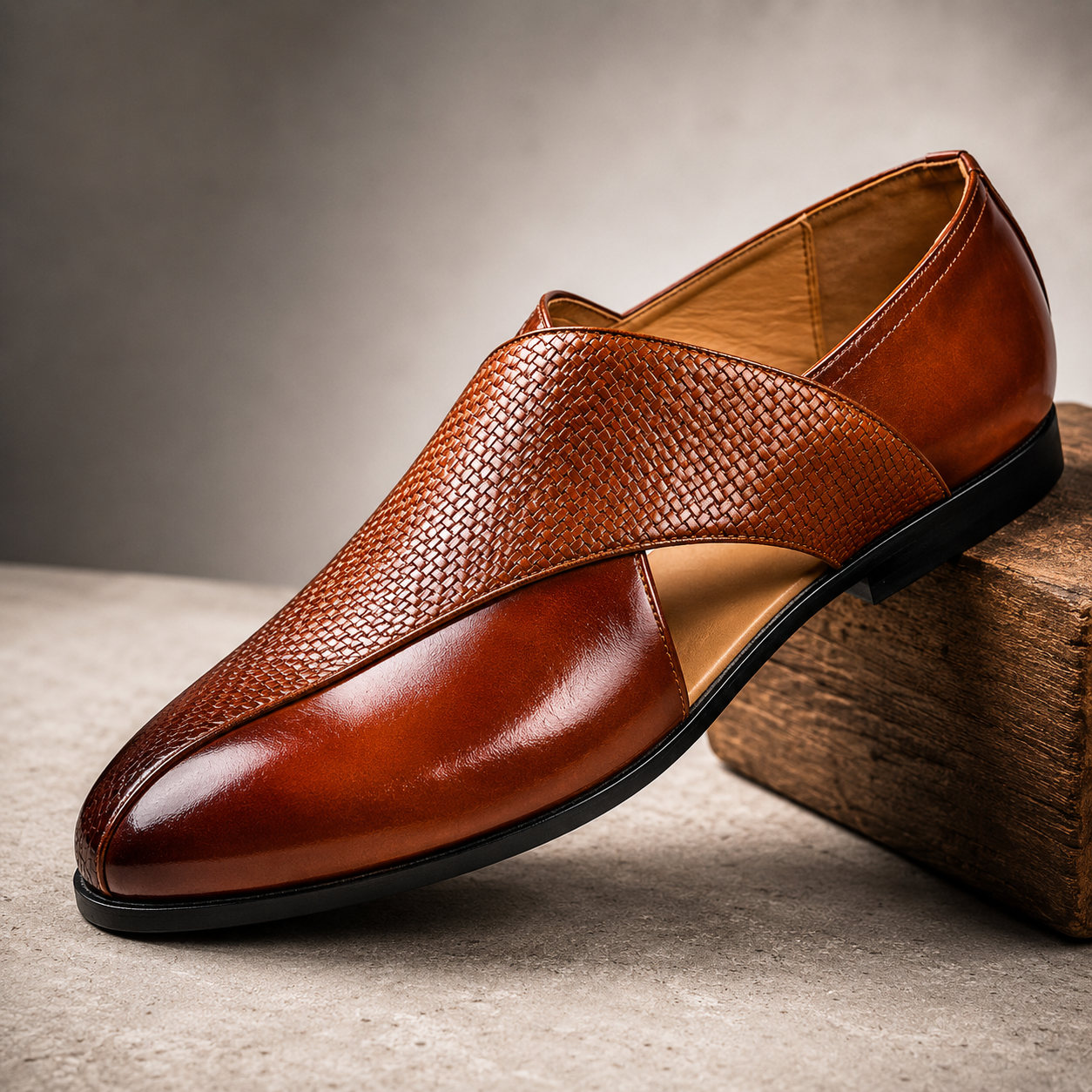 Milano Leather Slip-Ons