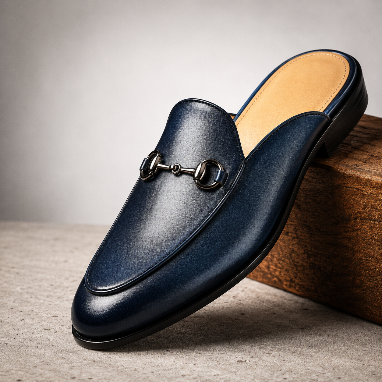 Lorenzo Leather Mules