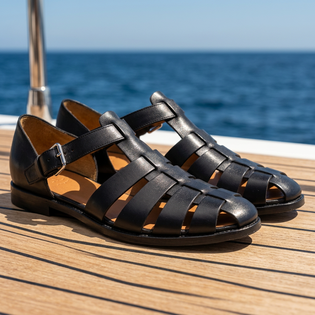 Hudson Leather Sandals