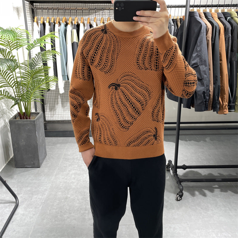 Autumn Breeze Jacquard Sweater