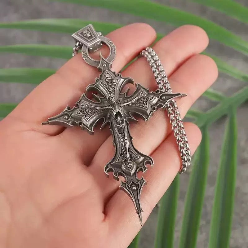 Requiem Cross Necklace