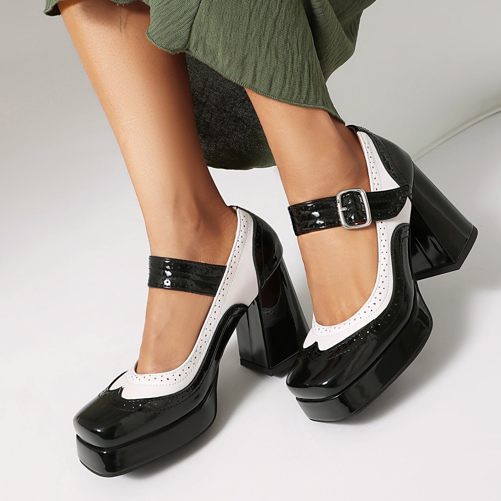 Vivien Block Heels