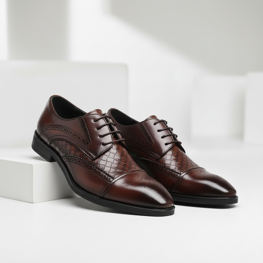 Imperial Crosshatch Oxford