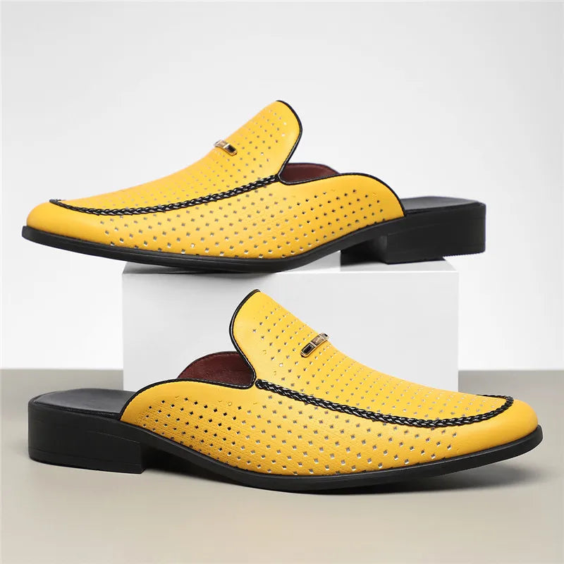 Milano Genuine Leather Mules
