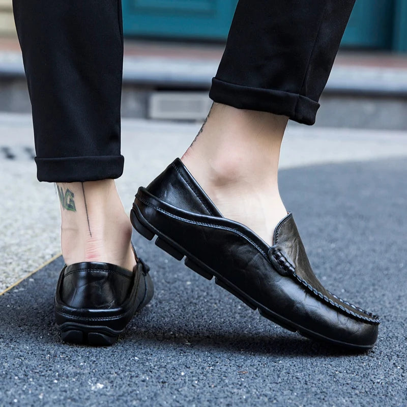 Gianino Genuine Leather Loafers