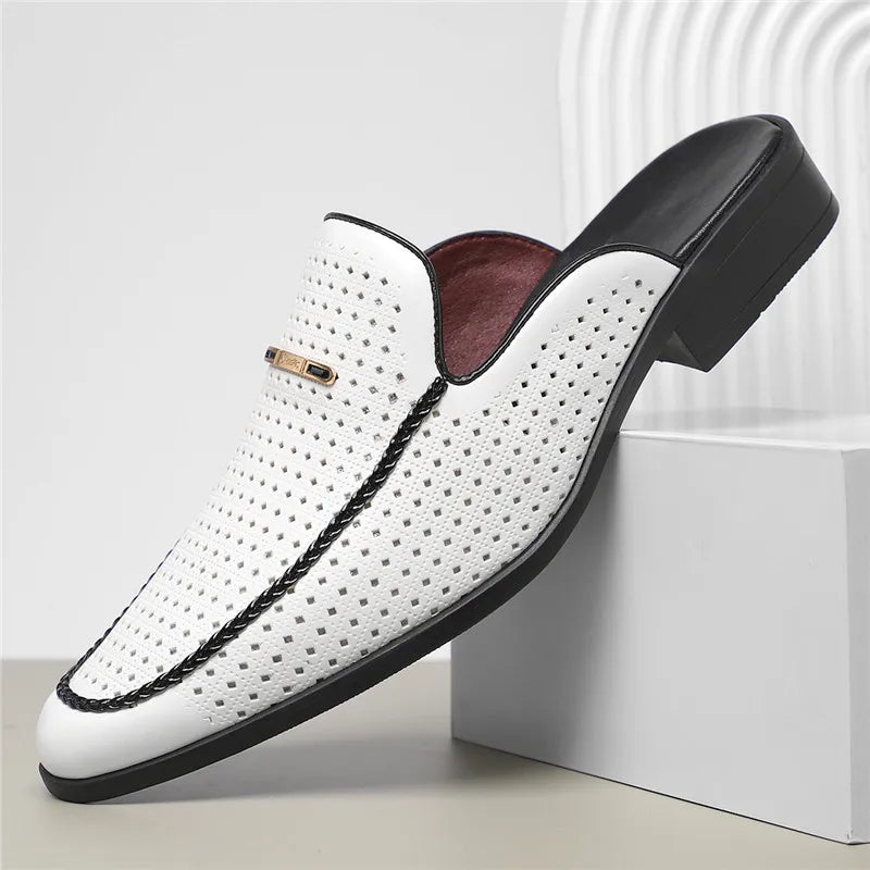 Milano Genuine Leather Mules