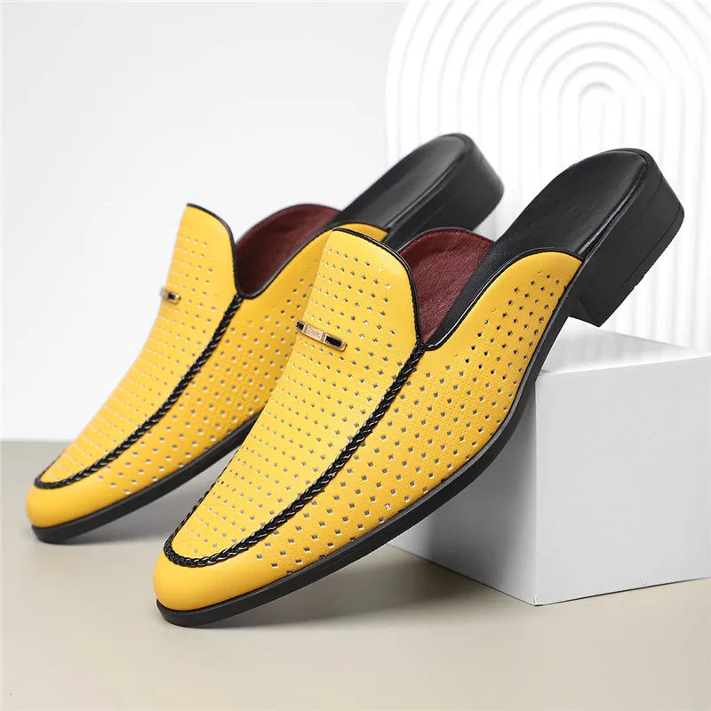 Milano Genuine Leather Mules