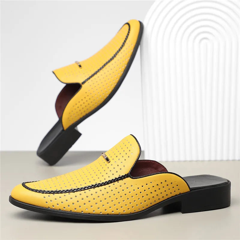 Milano Genuine Leather Mules