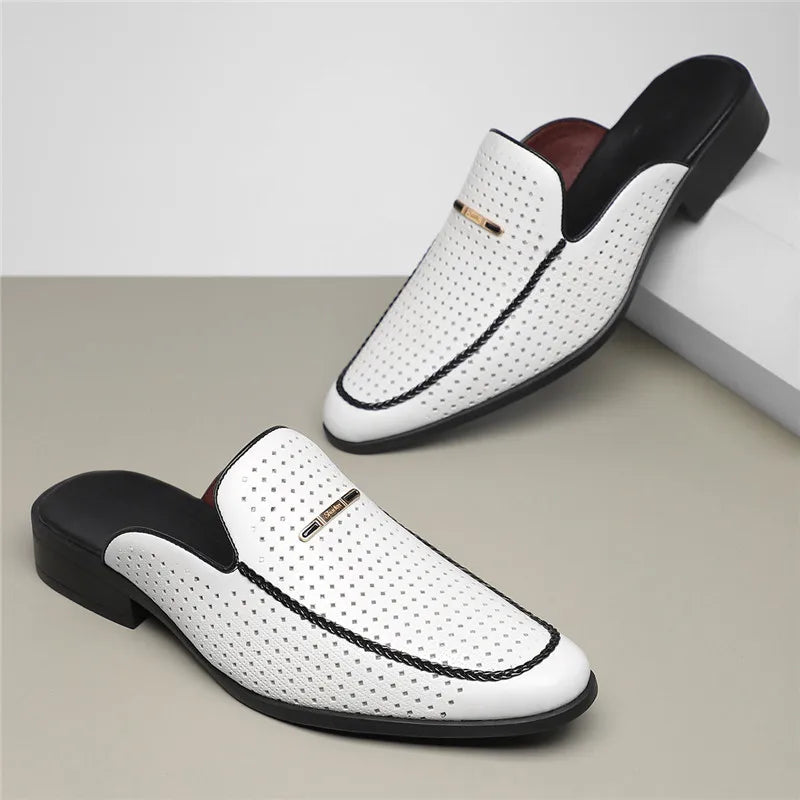 Milano Genuine Leather Mules