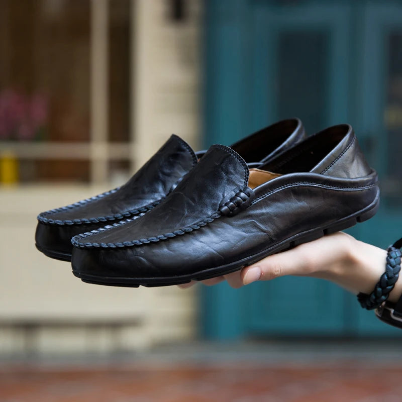 Gianino Genuine Leather Loafers