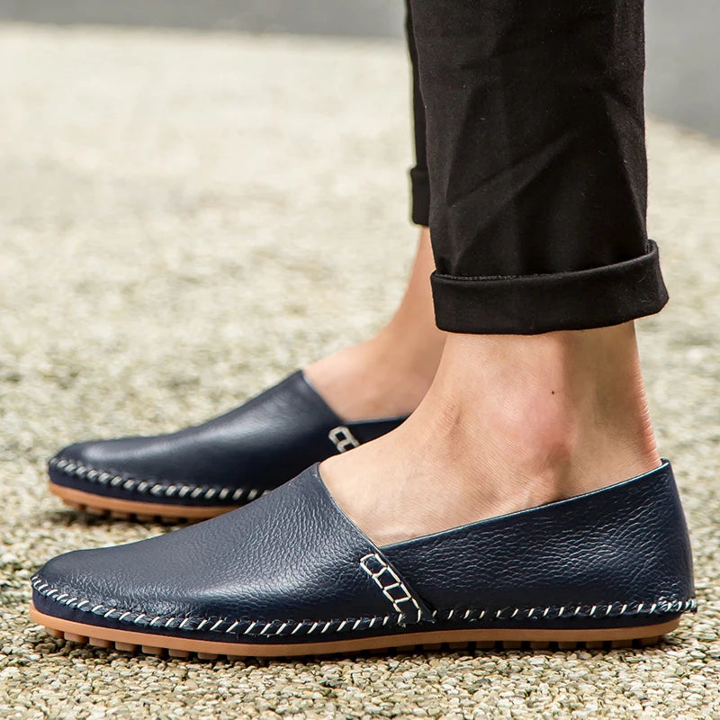 Cruz Leather Moccasins
