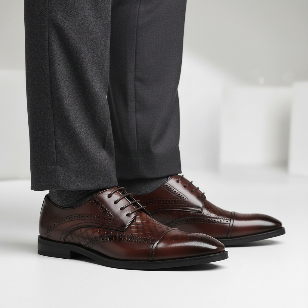 Imperial Crosshatch Oxford