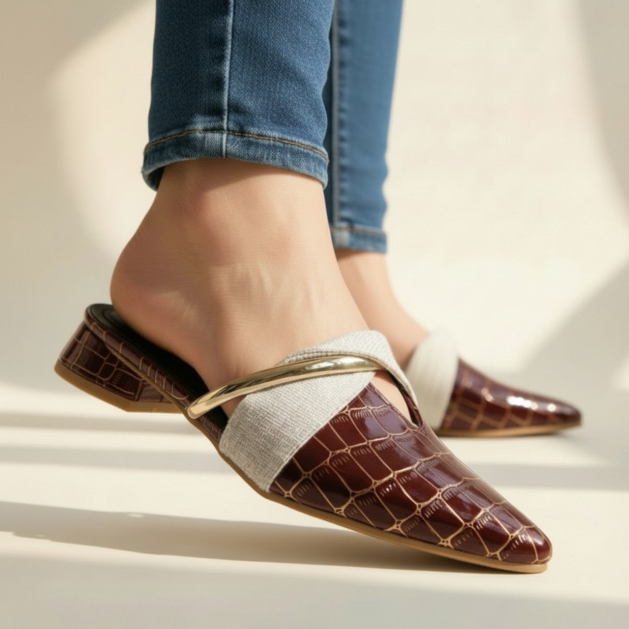 Vivienne Leather Mules