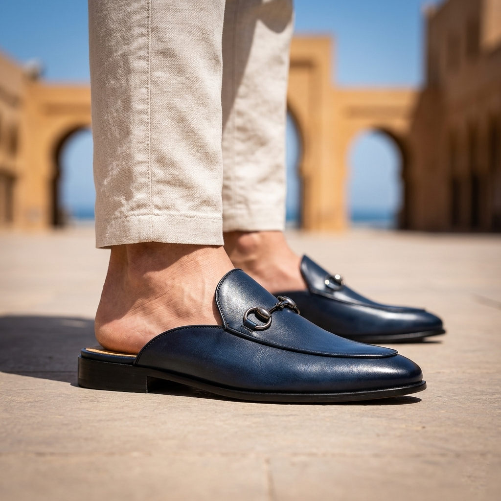 Lorenzo Leather Mules