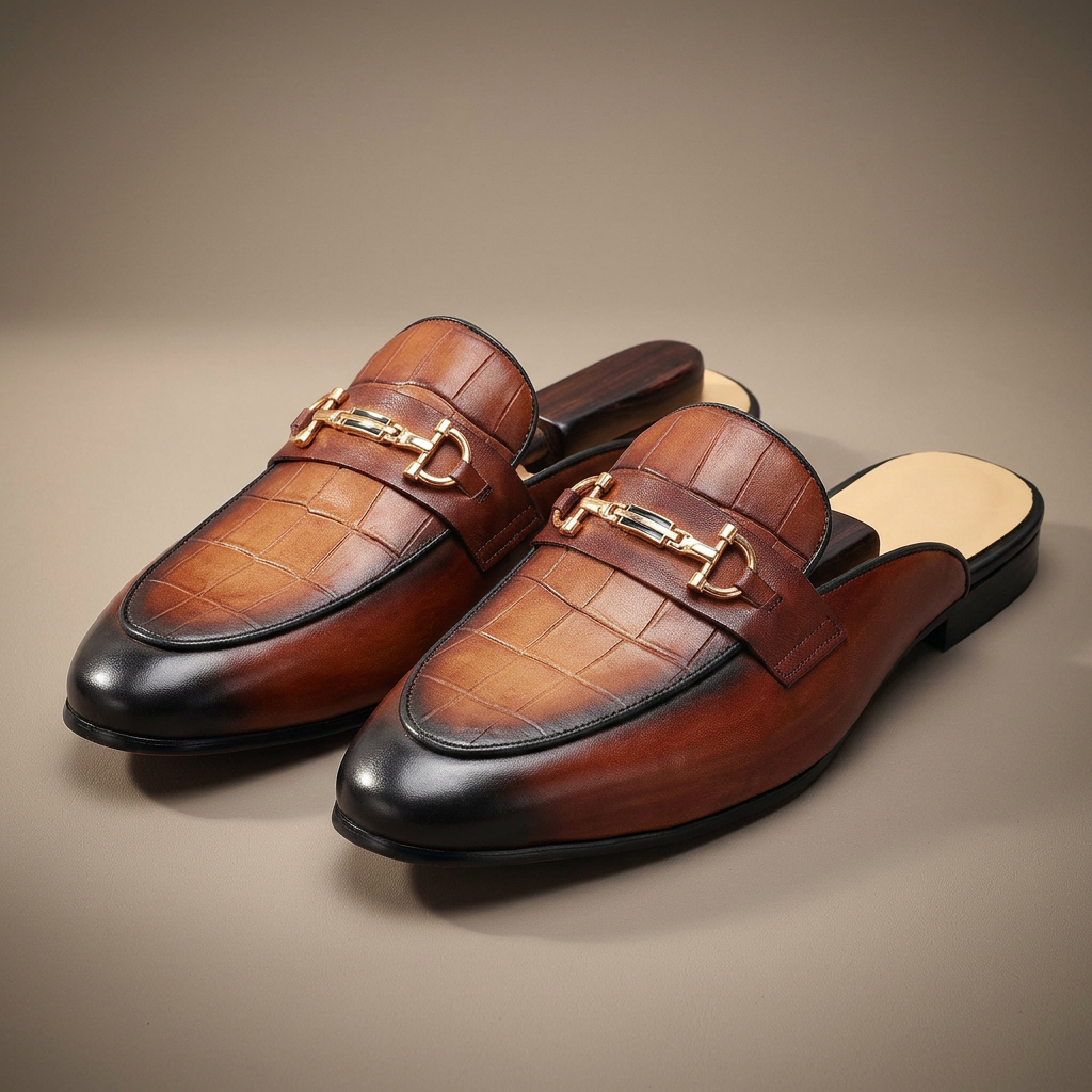 Modena Leather Mules