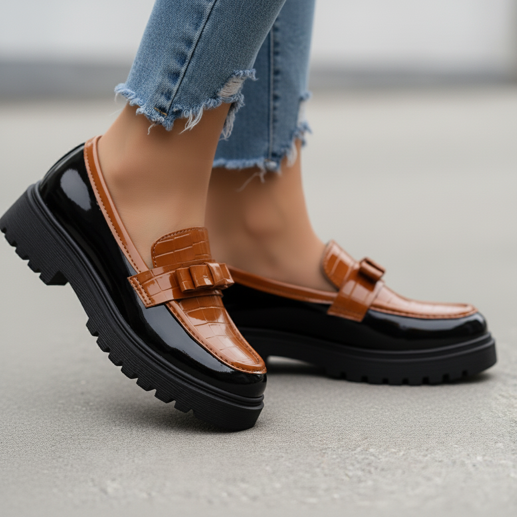 Luna Bow Loafers