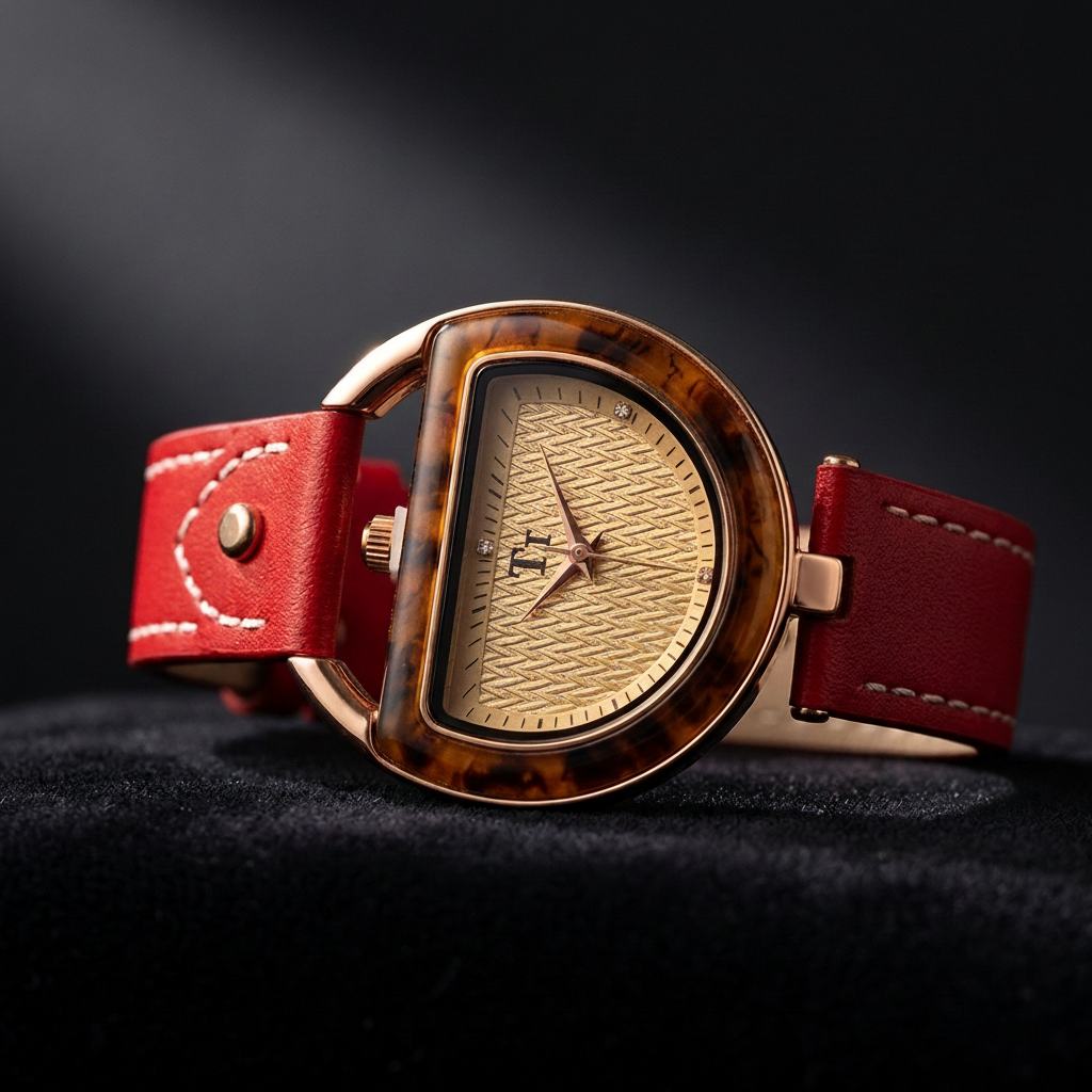 Ana Mirelle Leather Watch
