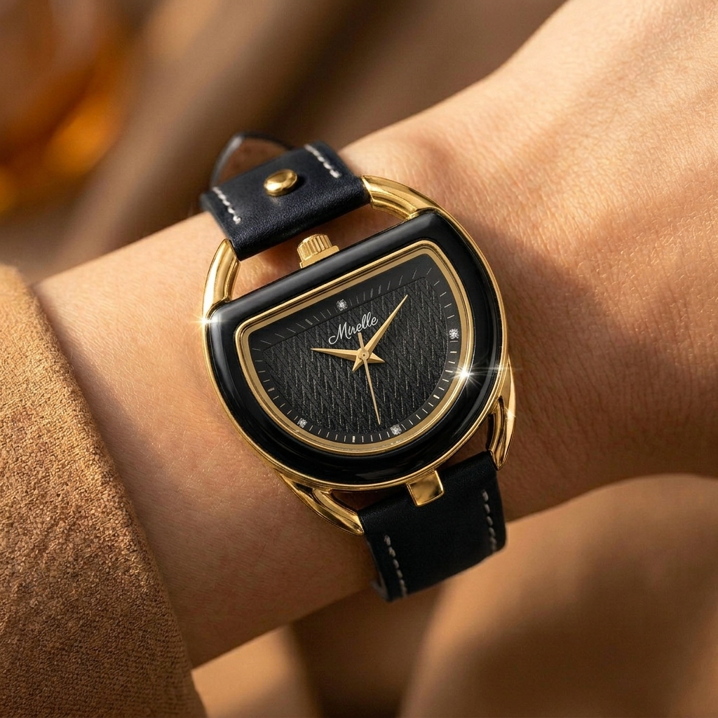 Ana Mirelle Leather Watch