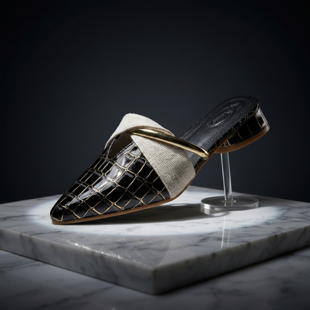 Vivienne Leather Mules