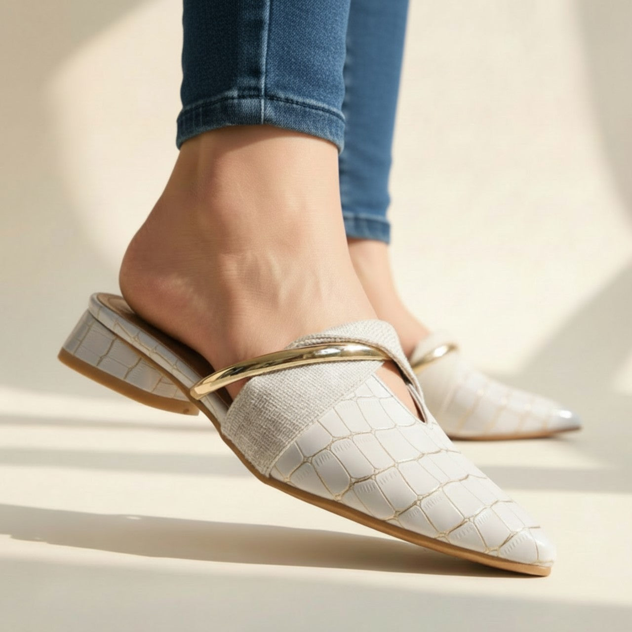 Vivienne Leather Mules
